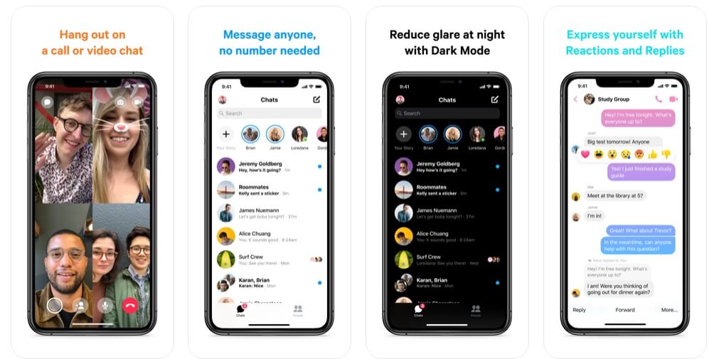  Alternative à FaceTime :  Facebook Messenger